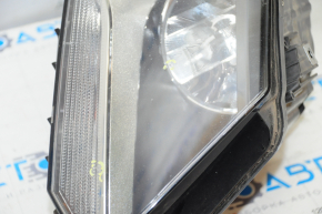 Headlight front right VW Tiguan 12-18 rest halogen, for polishing