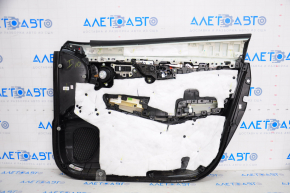 Door trim card front left Infiniti QX50 19-20 BOSE, for seat memory, black, chrome used, for dry cleaning