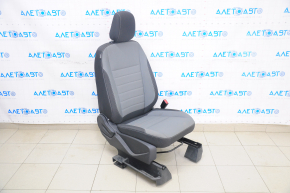 Passenger seat Ford Escape MK3 17-19 without airbag, mechanical, cloth, black-gray