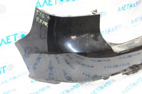 Bumper rear bare VW Tiguan 12-18 rest upper part black 2T/C9X