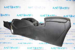 Console center armrest and cup holders Nissan Rogue 14-17 black, scratch