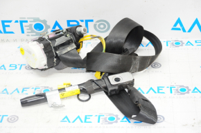 Passenger seat belt VW Tiguan 13-18 rest black with tensioner, shot