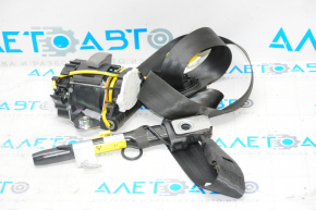 Passenger seat belt VW Tiguan 13-18 rest black with tensioner, shot