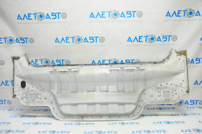 Rear panel Hyundai Sonata 15-17 white W8, tear