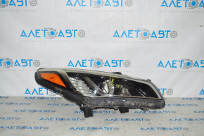 Headlight front right bare Hyundai Sonata 15-17 halogen for polishing