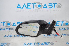 Left side mirror complete Hyundai Sonata 15-17 5 pins, heated, black