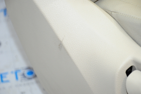 Passenger seat VW Tiguan 09-18 with airbag, electric + fur, beige leather, scratch