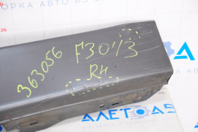 Right threshold BMW 3 F30 12-18 graphite, torn, dented