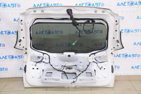 Naked tailgate with glass Jeep Cherokee KL 14-18 for camera, white PW7