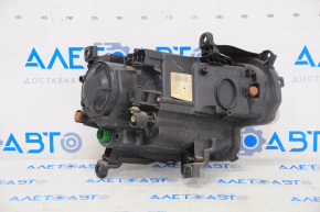Headlight front left Jeep Cherokee KL 14-16 prerest, halogen, black, water damage