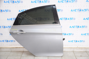 Door assembly rear right Hyundai Sonata 11-14 hybrid silver V7S, bumpers