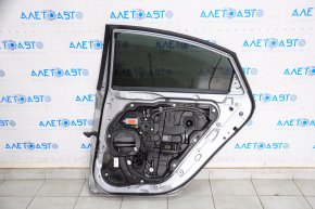 Door assembly rear right Hyundai Sonata 11-14 hybrid silver V7S, bumpers