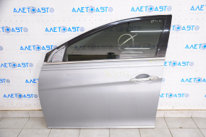 Door assembly front left Hyundai Sonata 11-14 hybrid silver V7S