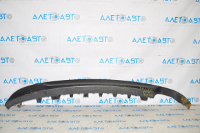 Lower trim of rear bumper Hyundai Sonata 15-17 SE under 1 pipe, rubbed, tear
