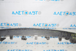 Lower trim of rear bumper Hyundai Sonata 15-17 SE under 1 pipe, rubbed, tear