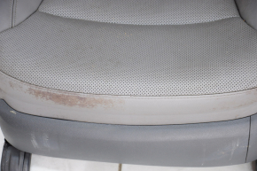 Driver's seat Hyundai Sonata 11-15 with airbag, electric, heated, gray leather, dry-cleanable