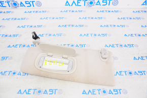 Left visor Jeep Cherokee KL 14-18 gray, for cleaning