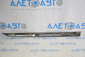 Door trim lower rear left Hyundai Sonata 11-15 chrome hybrid scratches on chrome