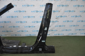 Quarter front left Infiniti QX50 19-20 black with central pillar