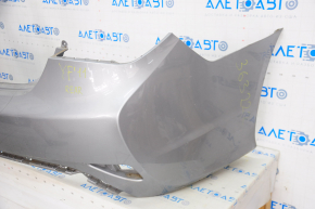 Rear bumper bare Hyundai Sonata 11-15 hybrid silver