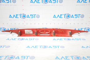 Ford Focus mk3 11-18 trunk lid molding prerest 4d without camera with emblem, emblem defect