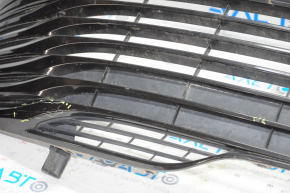 Lower grille front bumper Toyota Camry v70 18-20 L/LE usa without hook without fog lights, broken fastener, scratches