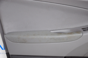 Door trim card front left Hyundai Sonata 11-14 hybrid gray leather, dry cleanable