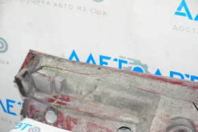 Left threshold Toyota Camry v70 18-24 LE\XLE red 3T3, broken fastener, tears, pressed, without hatches, scratches