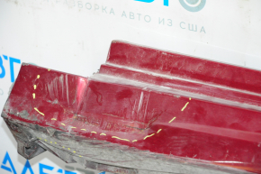 Left threshold Toyota Camry v70 18-24 LE\XLE red 3T3, broken fastener, tears, pressed, without hatches, scratches