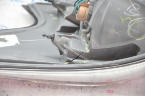 Left headlight Nissan Altima 13-14 prerest, halogen, broken glass and housing