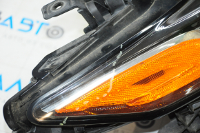 Front right headlight complete Toyota Camry v70 18-18 halogen + LED, water damage, peeling varnish