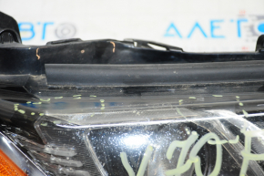 Front right headlight complete Toyota Camry v70 18-18 halogen + LED, water damage, peeling varnish