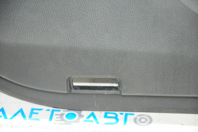 Door trim card front left Toyota Camry v70 18-23 black with black insert plastic, armrest rubber, without lampshade