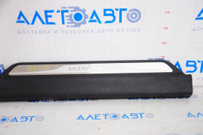 Door sill trim front left Hyundai Sonata 11-15 black, metal, worn, broken fastening