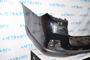 Rear bumper bare Subaru Outback 15-17 black, scratches