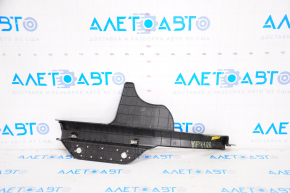 Door sill trim rear right Hyundai Sonata 11-15 black, metal, scratches