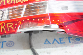 Light outer wing right Toyota Avalon 13-15 broken glass, cracked housing