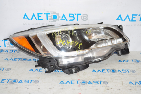 Headlight front right Subaru Outback 15-17 bare, pre-rest, halogen, dark, chips
