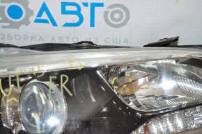 Headlight front right Subaru Outback 15-17 bare, pre-rest, halogen, dark, chips