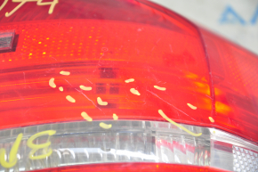 Light outer wing right BMW 335i e92 07-10 scratches on glass, torn seal