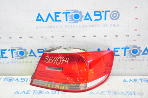 Light outer wing right BMW 335i e92 07-10 scratches on glass, torn seal
