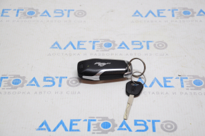 Ford Mustang mk6 15-17 902 MHz 5 button key, chrome