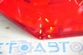 Lamp outer wing right Honda Accord 13-15 crack on glass