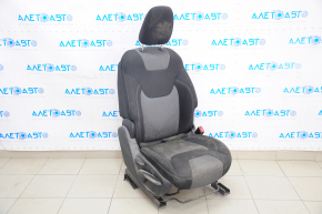 Passenger seat Jeep Cherokee KL 14-15 without airbag, mechanical, cloth, black with gray inserts, dry-cleanable