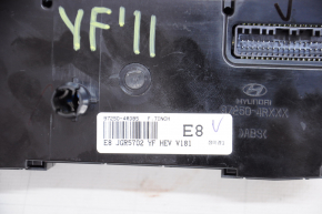 Climate control Hyundai Sonata 11-15 auto, dual zone type 3 useful chrome