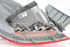 Lamp outer wing right Honda Accord 13-15 broken housing, chips on glass