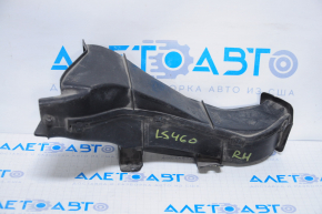 Brake cooling duct right Lexus LS460 LS600h 07-09 prerest, broken fasteners, missing fragment