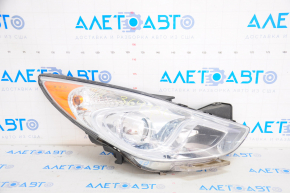 Headlight front right bare Hyundai Sonata 11-15 hybrid halogen