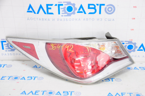 Light outer wing left Hyundai Sonata 11-15 hybrid, scratches