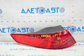 Left outer fender light for a Kia Optima 2011-2013 pre-restoration model, chipped glass